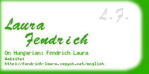 laura fendrich business card